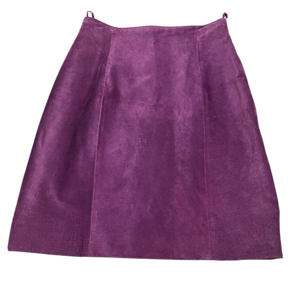 Y2K Wilson’s leather suede mini skirt - Picture 5 of 8